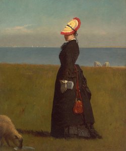 Jehňata, Nantucket od Eastman Johnson