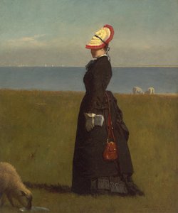 Jehňata, Nantucket od Eastman Johnson
