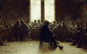 Studium pro Nantucketskou filosofickou školu od Eastman Johnson