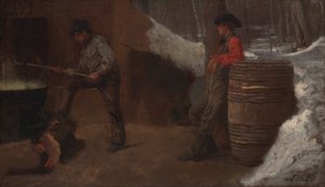 Sugar Camp (také známý jako Making Maple Sugar nebo Susan Ray od Eastman Johnson