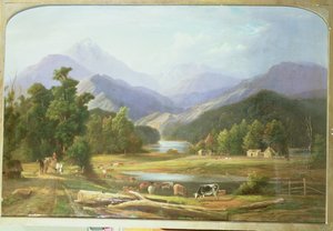 Krajina Nového Zélandu, 1872 od Ebenezer Wake Cook