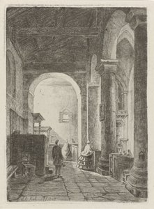 Interiér kostela od Eberhard Cornelis Rahms