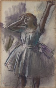Tanečník se protahuje od Edgar Degas