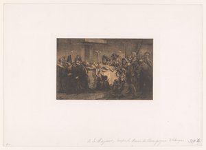 Marie Burgundské ve státě Bruggy od Edgar Alfred Baes
