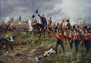 Celá linie postoupí, Bitva u Waterloo