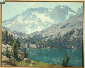 Sierra Lake (olej na plátně) od Edgar Alwin Payne