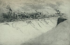 St Ouen Pohled z opevnění Paříže, 1915