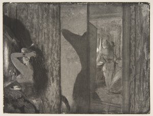 Herečky v jejich šatnách, 1879-80. od Edgar Degas