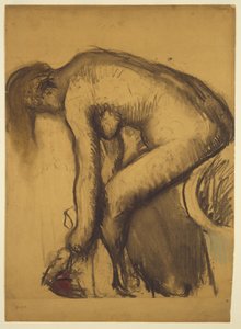Po koupeli (žena si suší nohy) od Edgar Degas