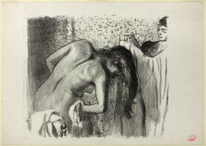 Kylvyn jälkeen (iso versio) od Edgar Degas