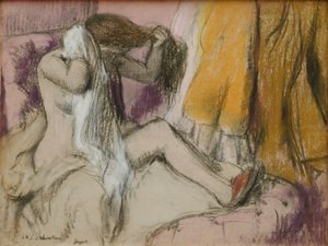 Nach dem Bad od Edgar Degas