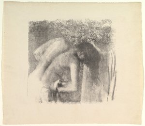Po Bath velká verze, 1891-92. od Edgar Degas