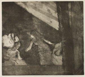 V Café des Ambassadeurs od Edgar Degas