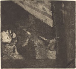 V Cafe des Ambassadeurs Aux Ambassadeurs, 18791880. od Edgar Degas
