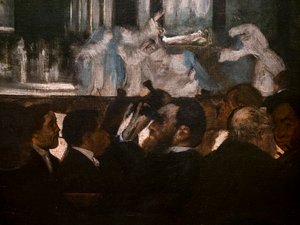 Balet Roberta Ďábla (detail). 1871-1872. Olej na plátně. od Edgar Degas