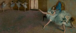Před baletem od Edgar Degas