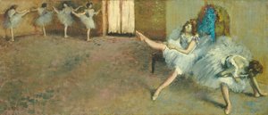 Před baletem od Edgar Degas