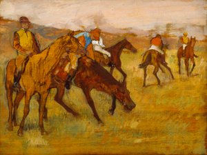 Před závodem od Edgar Degas