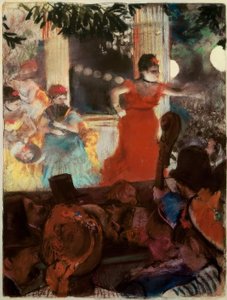 Kavárenský koncert pro ambasadory od Edgar Degas