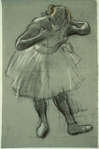 Tanečník v předklonu od Edgar Degas