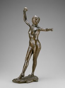 Dancer Ready to Dance, Right Foot Forward, model 1882-95 obsazení 191921. od Edgar Degas