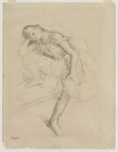 Tanečnice v klidu od Edgar Degas