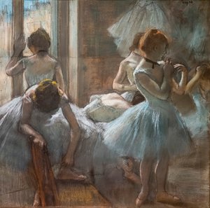 Tanečníci. 1884-1885. Pastel na papíře. od Edgar Degas
