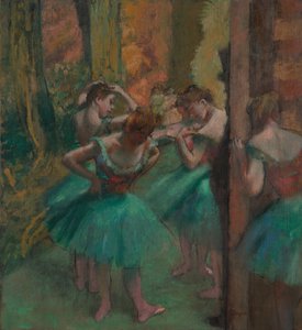 Tanečníci, růžová a zelená, ca. 1890. od Edgar Degas