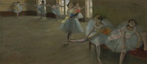 Tanečníci ve třídě, kolem roku 1880 od Edgar Degas