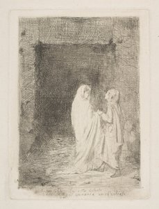 Dante a Virgil, 1857. od Edgar Degas