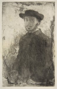 Edgar Degas: autoportrét od Edgar Degas
