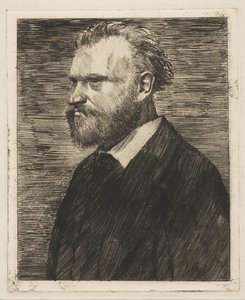 Edouard Manet, Portrét v délce poprsí, 1864-65. od Edgar Degas