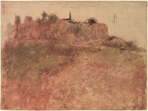 Vesnice Esterel od Edgar Degas