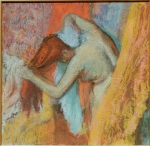 Žena na záchodě od Edgar Degas