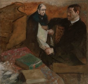 Francouzština: pohané a Degasův otec od Edgar Degas