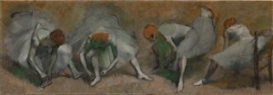 Frieze of Dancers, c. 1895. od Edgar Degas