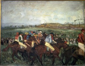 Pánové závodí. Před odjezdem, 1862 od Edgar Degas