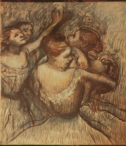 Zelení tanečníci od Edgar Degas