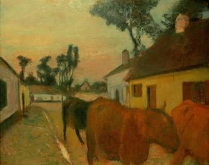 Návrat hejna od Edgar Degas