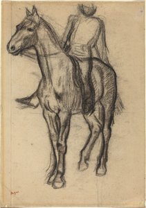 Kůň a jezdec, c. 1878. od Edgar Degas