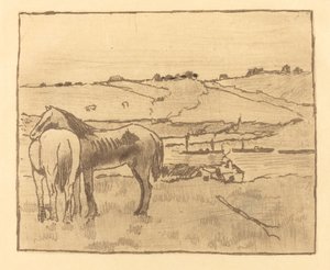 Koně na louce Koně na louce, 18911892. od Edgar Degas