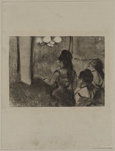 V Salonu od Edgar Degas