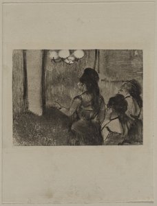 V salonu, c. 80. léta 19. století. od Edgar Degas