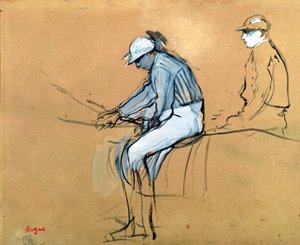 žokejové od Edgar Degas