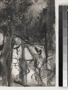 Dřevěná třída od Edgar Degas