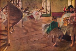 La Repetition, 1877 od Edgar Degas