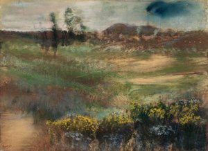 Krajina s komíny od Edgar Degas