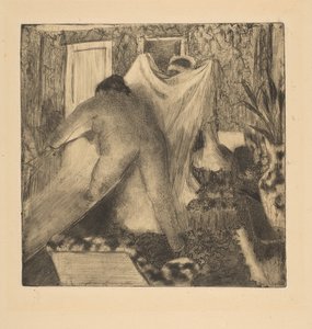 Odcházení z lázně, 1879-80. od Edgar Degas