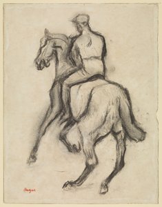 Muž na koni, kolem roku 1888 od Edgar Degas