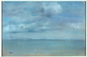 Marine Pastel malba na kamzících od Edgara Degase (1834-1917) 1869 Sun. 0,31x0,46 m Paříž, musee d